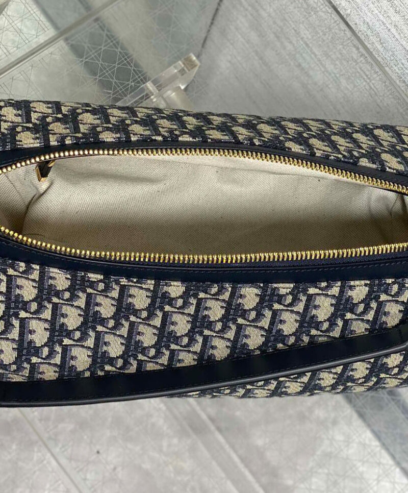 Christian Dior Medium D-Journey Bag M2417 Dark Blue